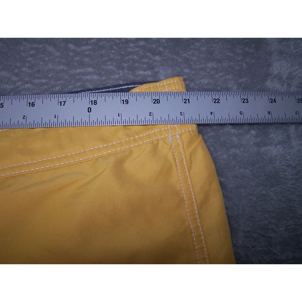 Merona Swim Men's XL 40/42‎ Trunks Board Shorts Yellow Pre-Owned